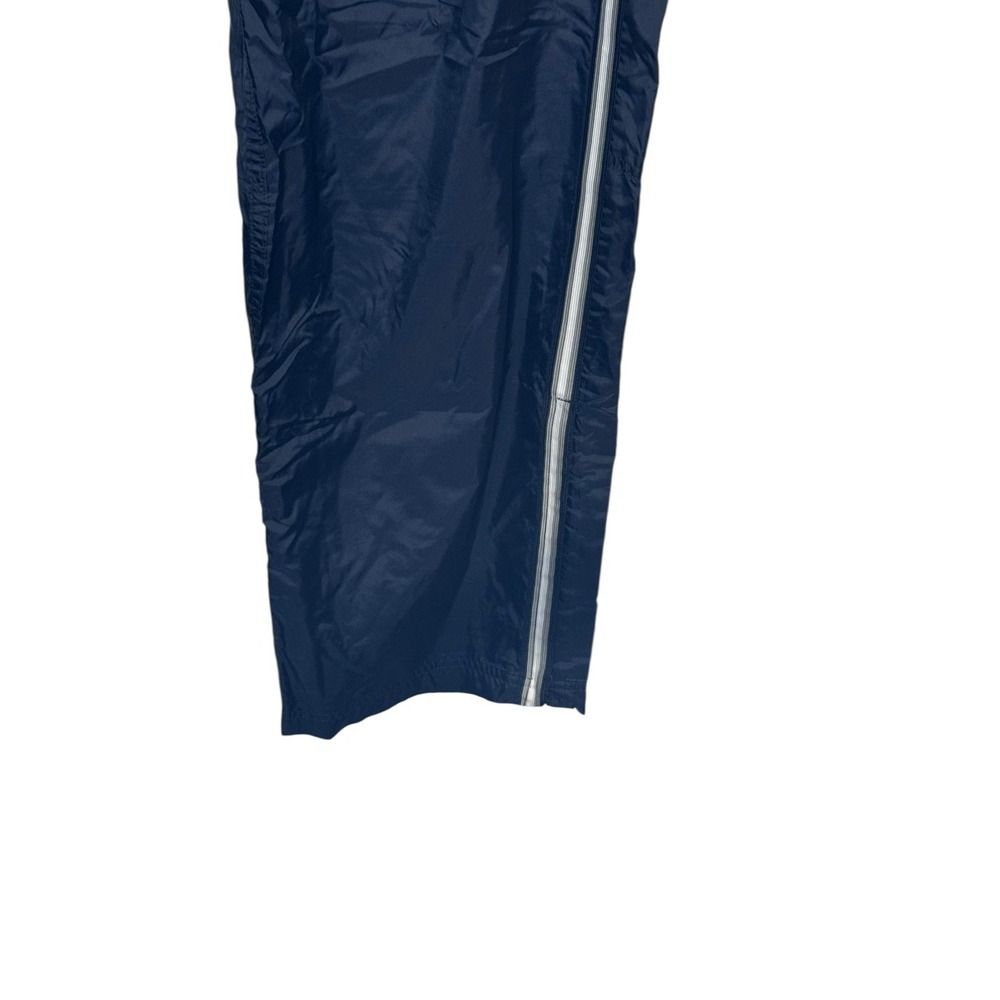 Abercrombie & Fitch Mens Track Pants Activewear Y2K Nylon Baggy Lined Navy Large - Picture 2 of 9